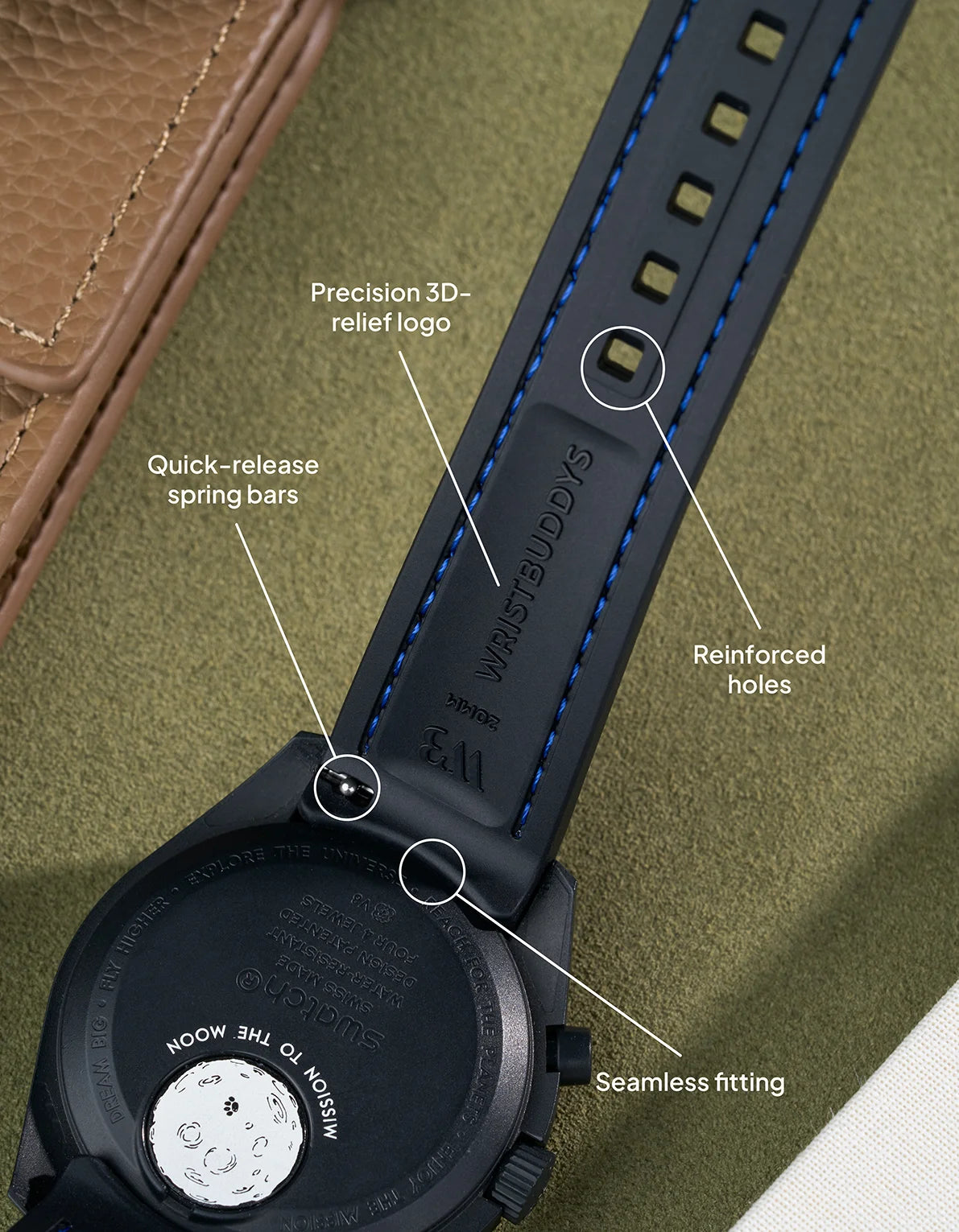 Vertech Black & Blue Stitches