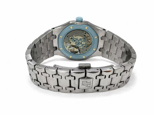 AP&SWATCH ALUMINUM BEZEL AP STEEL WATCH STRAP